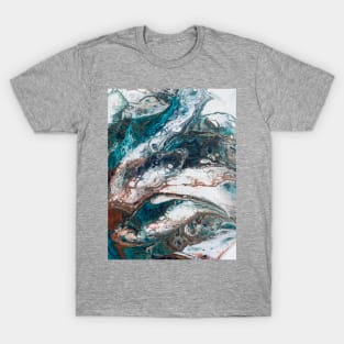 Under the sea acrylic pouring T-Shirt